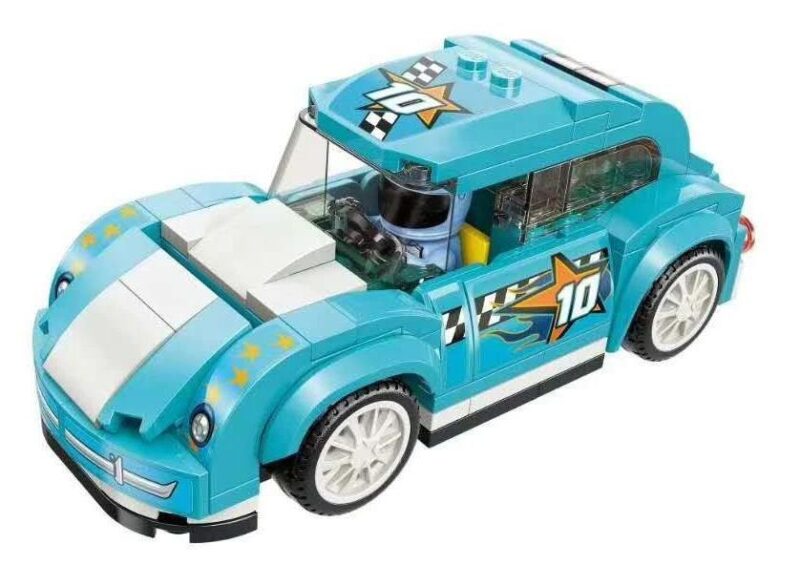 Bộ lắp ráp Qman 14016 Xe đua Tinh Linh BTL-20 MineCity màu xanh dương, đồ chơi lắp ghép xe đua thể thao cho bé trai 6 tuổi, giá tốt.