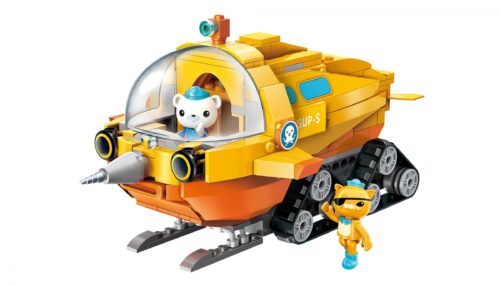 Bộ lắp ráp QMAN 3704 Tàu Độc Giác Kình GUP-S từ phim Octonauts cho bé trai 6 tuổi.