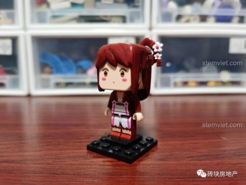 Mô hình Mini World Qman 4904 nhân vật Liuli, một trong những figure độc đáo từ bộ sưu tập hộp mù, đồ chơi lắp ghép cho bé 6 tuổi, chất lượng cao.