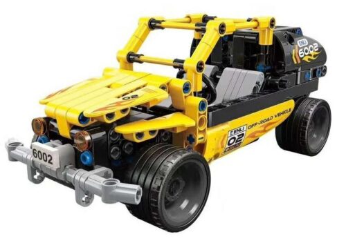 Bộ lắp ráp Xe Đua Địa Hình Dã Lực QMAN 6002, đồ chơi cho bé trai 6 tuổi, giá rẻ.