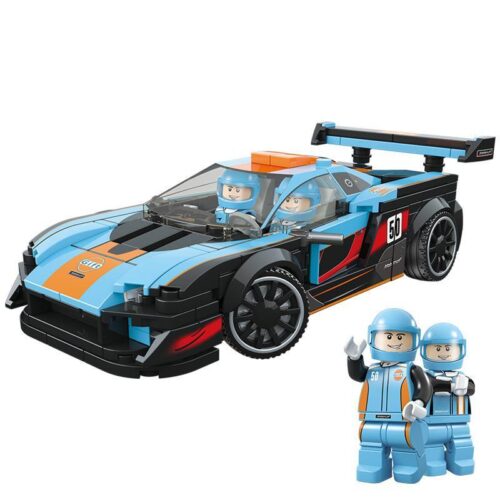 Mô hình đồ chơi lắp ráp Siêu xe McLaren Senna Quan Guan 100150 với 2 nhân vật tay đua, phù hợp cho bé trai 6 tuổi.