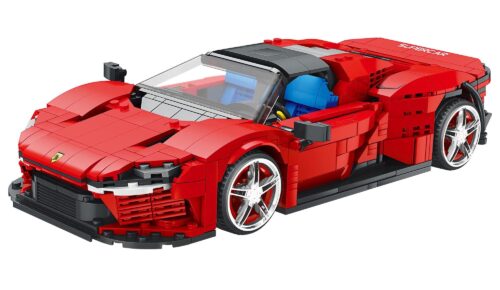 bộ lắp ghép Siêu xe Ferrari Daytona SP3 Reobrix 11026, đồ chơi mô hình Ferrari Daytona SP3 cho bé trai 14 tuổi, chất lượng cao, giá tốt