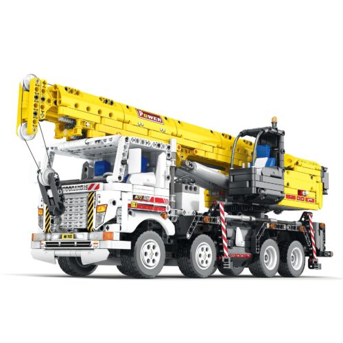 Mô hình bộ lắp ráp Xe Cẩu Tự Hành Đa Chức Năng Reobrix 22007. Đồ chơi kỹ thuật cao cho con trai 14 tuổi, giá tốt.