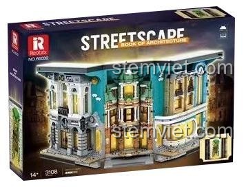 Hộp đồ chơi mô hình Reobrix 66032 Chặn sách Hẻm Xéo, món quà sinh nhật ý nghĩa cho con trai và con gái.