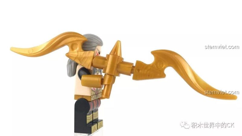 Minifigure Hậu Nghệ với cung vàng từ bộ đồ chơi mô hình Sembo 11840.