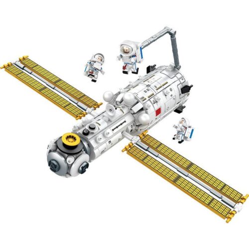 Mô hình Khoang Lõi Trạm Không Gian Thiên Cung SEMBO 203324 với 6 minifigures phi hành gia, đồ chơi lắp ráp không gian cho bé trai 6 tuổi, giá tốt.