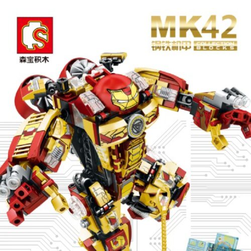 Bộ giáp Hulkbuster MK42 SEMBO 60021 sách hướng dẫn SEMBO 60021 Bộ giáp Hulkbuster MK42