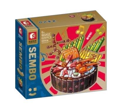 Hộp đồ chơi lắp ráp SEMBO 601415 Hộp nhạc Sashimi phong cách Nhật Bản, bộ đồ chơi Hộp nhạc Sashimi giá tốt cho bé gái 6 tuổi.