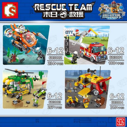 Xe Cứu Hỏa Đội Cứu Hộ Sembo 603001 hướng dẫn lắp ghép Sembo 603001 Xe Cứu Hỏa Chữa Cháy PDF gốc chất lượng cao