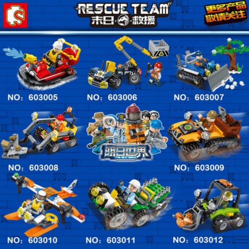 Xe Tuần Tra Nửa Bánh Xích Cứu Hộ Rừng Rậm Sembo 603009 sách hướng dẫn Sembo 603009 Xe Bán Xích Quân Sự