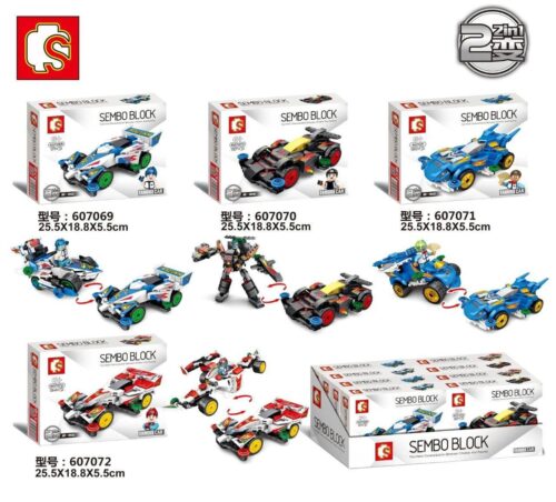 Tổng hợp các bộ lắp ráp xe đua Sembo 607070 và các mẫu khác trong series Anh Em Nhà Tốc Độ, món quà giá rẻ cho bé trai 6 tuổi.