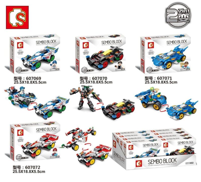 Tổng hợp các bộ lắp ráp xe đua Sembo 607070 và các mẫu khác trong series Anh Em Nhà Tốc Độ, món quà giá rẻ cho bé trai 6 tuổi.