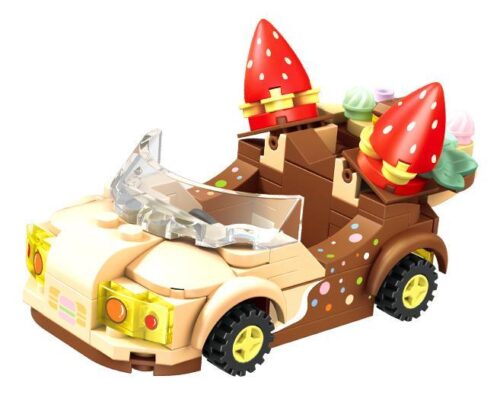 Bộ lắp ghép Xe Dâu Tây Donut Sembo 615001, đồ chơi mô hình ngọt ngào cho bé gái 6 tuổi, giá tốt.