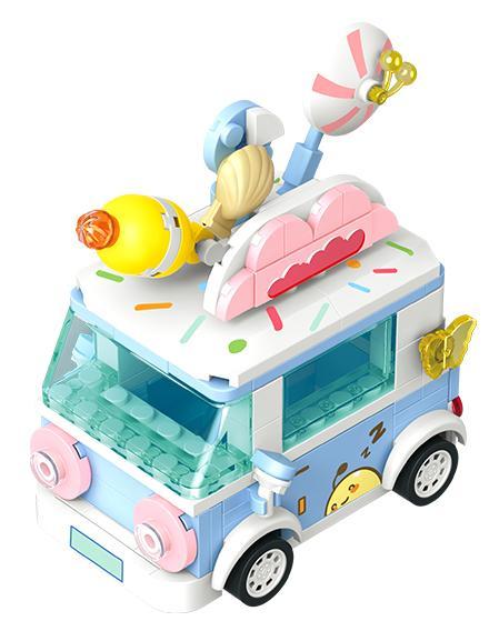 Bộ đồ chơi lắp ráp SEMBO 615004 Xe Kem Que Băng Tinh với thiết kế ngọt ngào, màu sắc pastel dễ thương, phù hợp bé gái 6 tuổi, giá tốt.