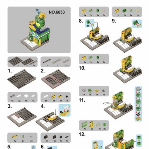 Cửa hàng đồ uống Spitre Sembo Block SD6053 hướng dẫn Sembo Block SD6053 Quán nước giải khát