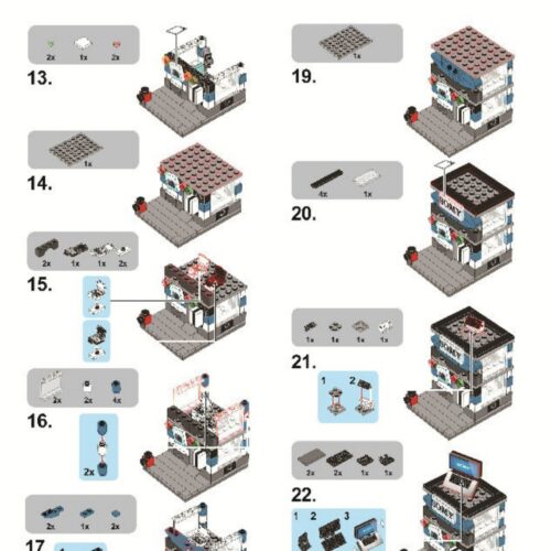 Cửa hàng máy tính mini Sembo SD6065 sách Sembo SD 6065 Mô hình cửa hàng máy tính