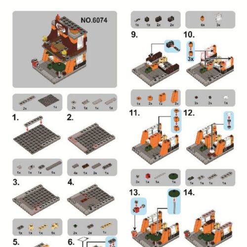 Cửa Hàng Xúc Xích Mini Sembo SD6074 sách Sembo SD6074 Cửa Hàng Xúc Xích Mini
