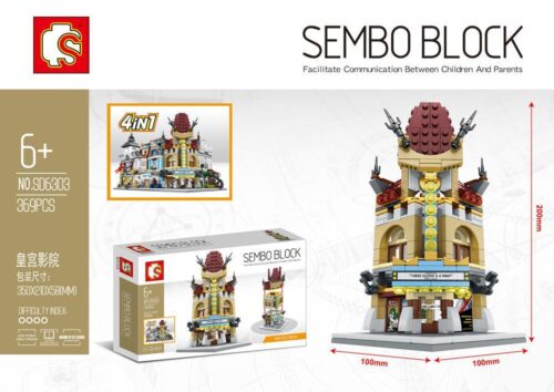 bộ lắp ghép Rạp Chiếu Phim Hoàng Gia Sembo SD6303 cho bé trai và bé gái 6 tuổi, giá rẻ