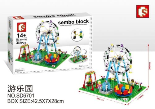 Bộ lắp ráp Công viên giải trí mini Sembo SD6701, đồ chơi xếp hình cho con trai 14+ tuổi, giá rẻ.