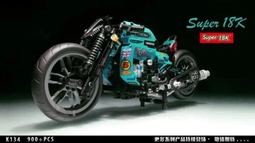 Bộ lắp ráp Super 18K K134 Mô tô Cafe Racer 900 mảnh ghép, đồ chơi mô hình xe mô tô cổ điển cho bé trai 8 tuổi, giá tốt, chất lượng cao.