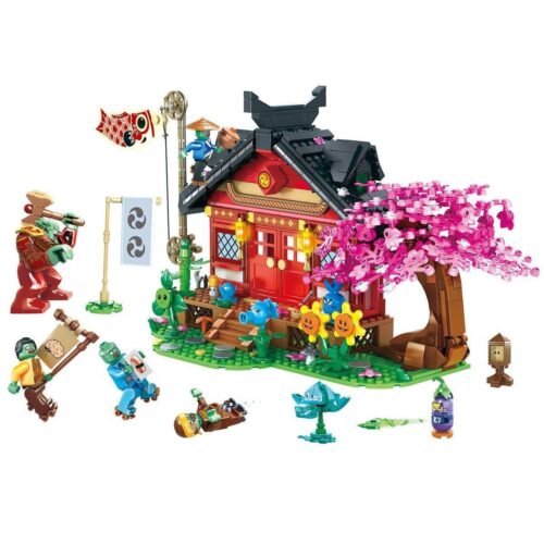 Bộ lắp ráp SX 7030 Plants vs. Zombies thời Heian với 791 mảnh, đồ chơi mô hình cuộc chiến thực vật và thây ma cho bé trai 6+ tuổi.
