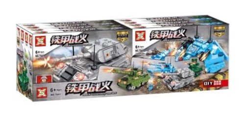 Hộp đồ chơi lắp ráp xe tăng quân sự SX 7041 cho bé trai 6 tuổi. Bộ lắp ráp Lực Lượng Xe Tăng giá rẻ.