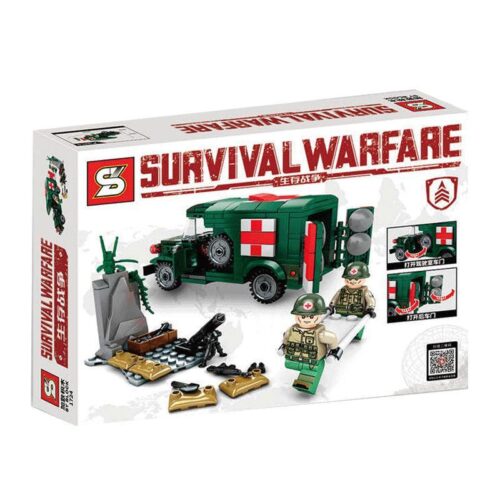 SY Empires of Steel T214-WC54 Ambulance bộ lắp ghép xe cứu thương quân sự Mỹ 256 mảnh