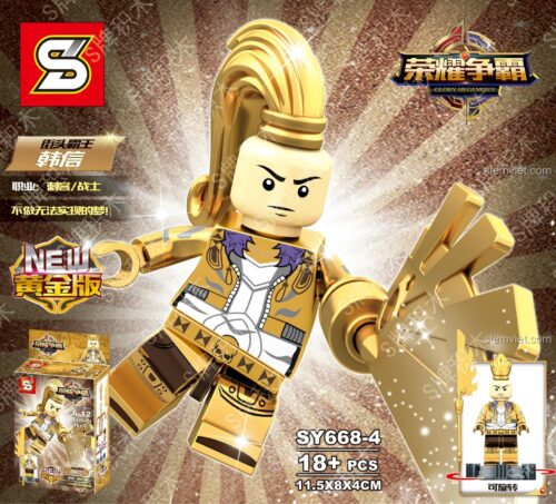 Chi tiết đồ chơi xếp hình Tướng Hàn Tín SY668-4 skin Street Fighter giá rẻ, chất lượng cao, món quà cho bé trai.