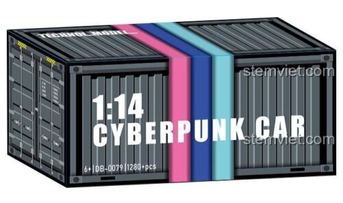 Hộp đồ chơi lắp ráp Technol Model DB-0079 Lamborghini Sián FKP 37 Cyberpunk, tỉ lệ 1:14, 1280 chi tiết, phù hợp bé trai 6 tuổi.