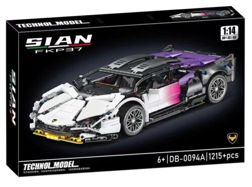 Bộ lắp ráp Lamborghini Sián FKP 37 Technol Model DB-0094 hộp sản phẩm, đồ chơi mô hình siêu xe cho bé trai 6 tuổi, giá tốt.