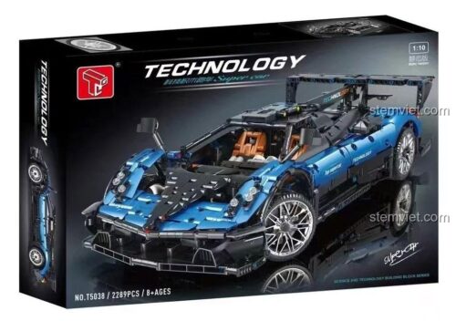 Hộp bộ đồ chơi lắp ráp Pagani Zonda R TGL T5038 2289 chi tiết, thiết kế đỉnh cao, phù hợp con trai 14 tuổi, giá tiết kiệm.
