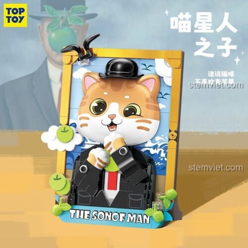 Đồ chơi mô hình Con Trai Của Người TOP TOY TC1513, mô hình mèo nghệ thuật độc đáo cho bé 6 tuổi, chất lượng cao.