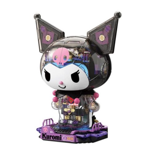 Mô hình Kuromi bán cơ khí TOP TOY TC1803 với thiết kế trong suốt, đèn LED rực rỡ, phù hợp cho con gái 15 tuổi yêu thích đồ chơi mô hình chất lượng cao.