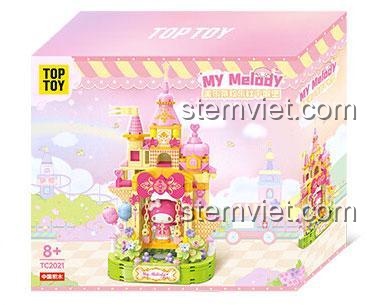 Hộp đồ chơi mô hình TOP TOY TC2021 Lâu Đài My Melody, quà tặng sinh nhật ý nghĩa cho bé gái.