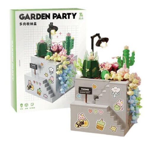 Hộp đồ chơi lắp ráp TUOMU T6002 Hộp đựng xương rồng, 513 mảnh, phù hợp bé gái 6 tuổi, giá tốt