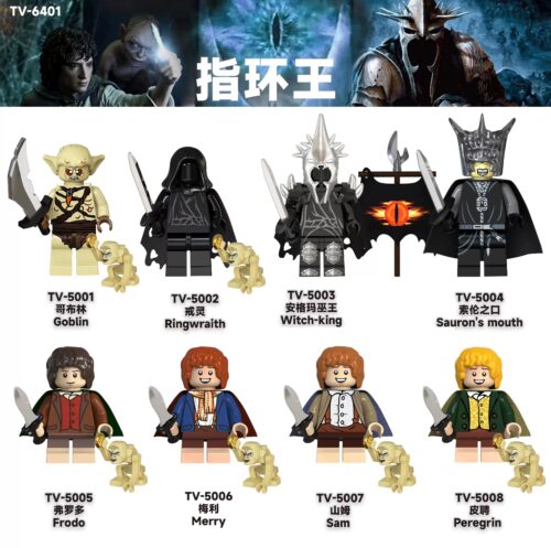 Bộ minifigures Chúa Tể Những Chiếc Nhẫn TV5003, đồ chơi mô hình Lord of the Rings cho con trai 8 tuổi, giá tốt, bộ đồ chơi xếp hình chất lượng cao.
