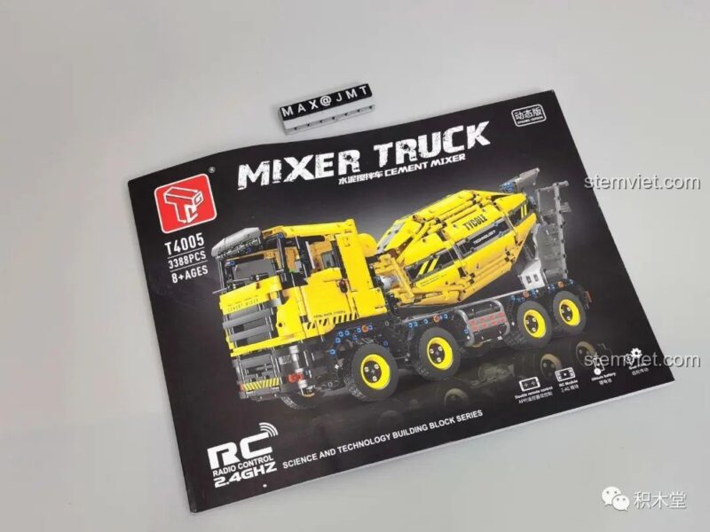 Các túi linh kiện được phân loại theo bước lắp ráp của bộ đồ chơi Tycole T4005 Xe Trộn Bê Tông, giúp quá trình lắp ráp dễ dàng hơn, bộ đồ chơi Tycole T4005