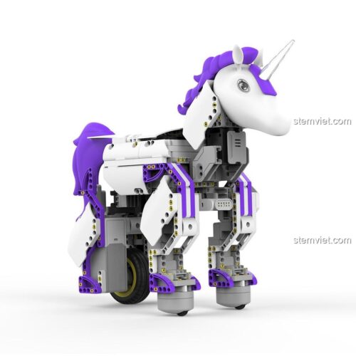 Đồ chơi lắp ghép Robot Kỳ Lân Thần Thoại UBTECH Jimu Unicornbot Kit 440 chi tiết, robot lập trình giáo dục STEM cho bé 8 tuổi, giá tiết kiệm