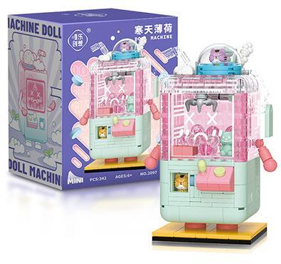 Bộ đồ chơi máy gắp thú bông Wele Creative 2097, máy gắp kẹo giá rẻ cho bé gái 6 tuổi, thiết kế đáng yêu, màu sắc bắt mắt.