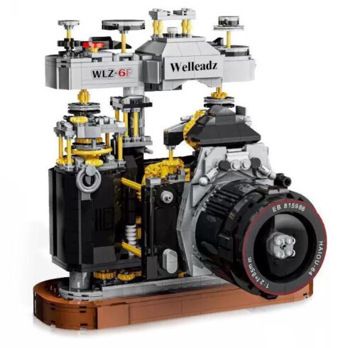 Bộ lắp ghép Máy ảnh cổ điển Welleadz 2100, đồ chơi mô hình Máy ảnh cổ điển cho bé trai và bé gái 6 tuổi, giá tốt