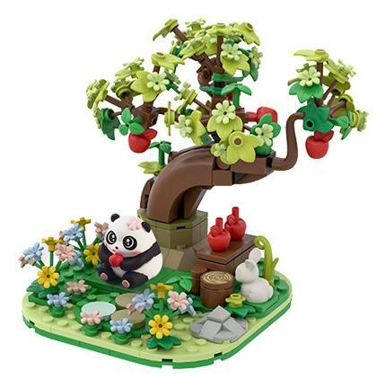 Bộ lắp ghép Gấu Trúc Hoa Manh Manh Welleadz 8103, mô hình gấu trúc dễ thương cho bé gái 6 tuổi, giá tốt.