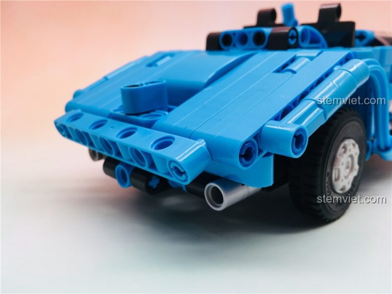 Mặt sau của bộ đồ chơi Xe Đồ Chơi 2in1 Winner 7090, đồ chơi lắp ghép Mô Hình Xe Hơi Cổ Điển, với thiết kế độc đáo, phù hợp bé trai 6 tuổi