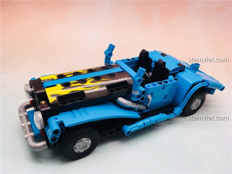 Ảnh review bộ lắp ráp Xe Cổ Điển Volkswagen Beetle Winner 7090, đồ chơi mô hình Xe Mui Trần Cổ Điển, chất lượng cao, giá rẻ cho bé trai 6 tuổi