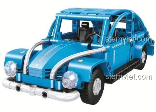 Mô hình Xe Volkswagen Beetle của bộ đồ chơi Xe Đồ Chơi 2in1 Winner 7090, đồ chơi lắp ghép Mô Hình Xe Hơi Cổ Điển, với thiết kế cổ điển, phù hợp bé trai 6 tuổi