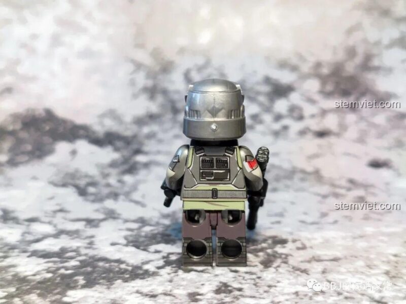 Minifigure Peli Motto WM2212 cầm cờ lê, bộ sưu tập nhân vật Mandalorian, đồ chơi mô hình cho bé trai 8 tuổi