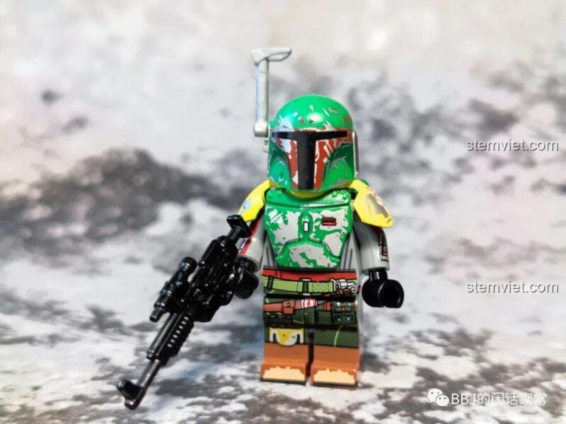 Minifigure Transport Trooper WM2212 cầm súng, bộ sưu tập nhân vật Mandalorian, đồ chơi mô hình cho bé trai 8 tuổi