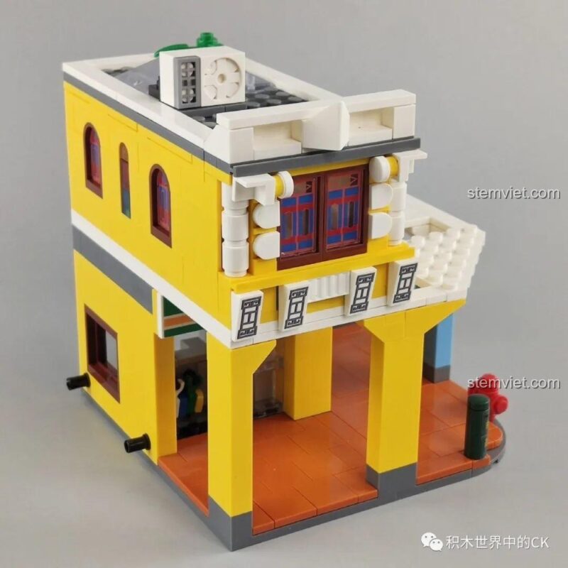 Mô hình hoàn chỉnh bộ lắp ghép WOMA C0339 Khu Phố Cổ Qilou, Phố Cổ Metropolitan 0339, đẹp mắt, sống động.