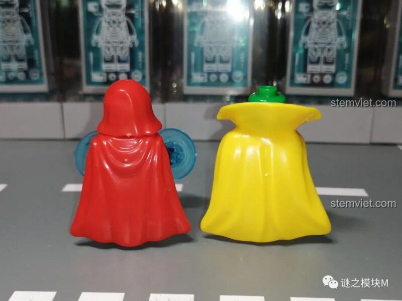 Mặt sau minifigure Wiccan XINH X0306, bộ đồ chơi mô hình Marvel, chất lượng tốt, đáng tiền.