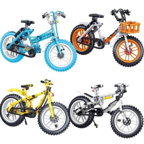 Bộ lắp ráp bộ sưu tập 4 xe đạp thành phố Zhe Gao QL0445 cho bé trai 6 tuổi giá rẻ