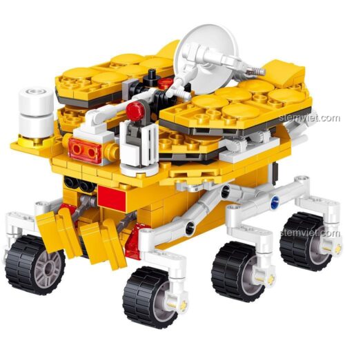 đồ chơi mô hình Xe Rover Sao Hỏa ZHEGAO QL0283, thiết kế chi tiết, phát triển tư duy cho bé trai 6 tuổi